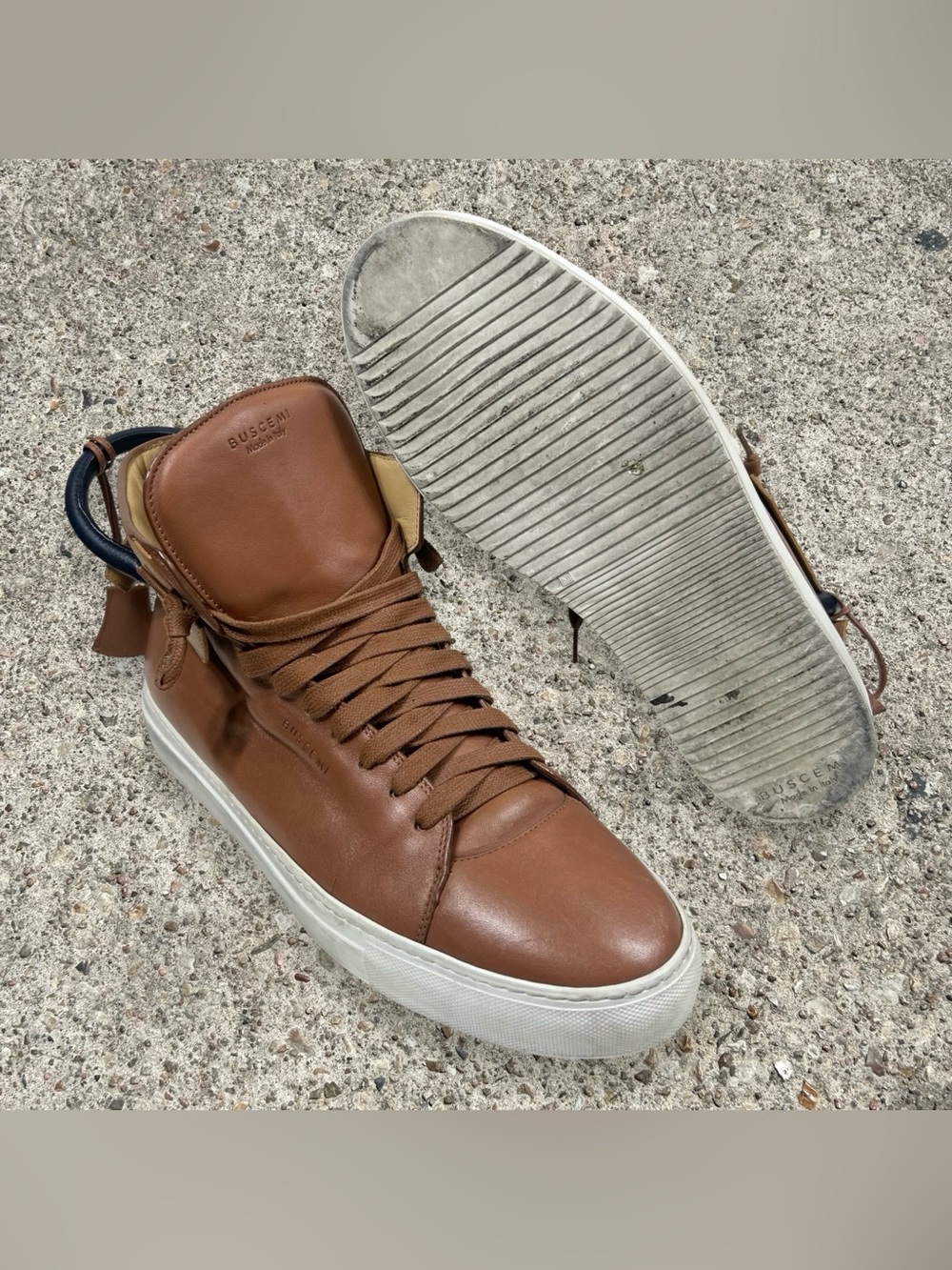 BUSCEMI 100mm high top sneakers - Picture 4 of 8